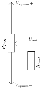 Schaltbild Digitalpotentiometer
